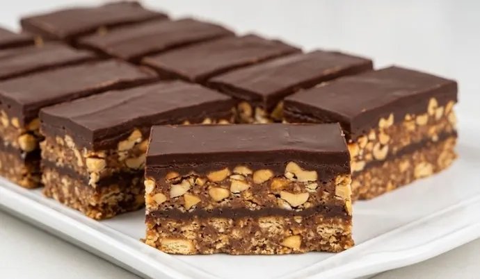 Najlepše domaće snikers bajadere sa kikirikijem bez pečenja