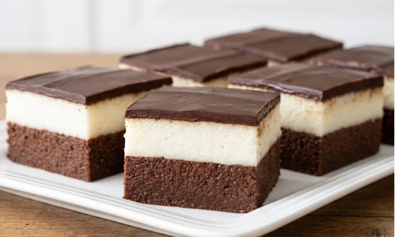 Brze griz kocke: Savršeni dvobojni desert bez pečenja