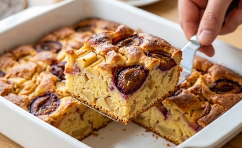 Domaći Kolač sa Jabukama i Šljivama: Miris Tradicije