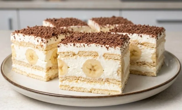 Starinska keks torta sa bananama: Kremasti užitak bez pečenja
