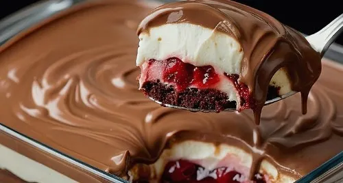 Kremasti Desert sa Višnjama i Čokoladom Bez Pečenja: Gotov za 5 Minuta!