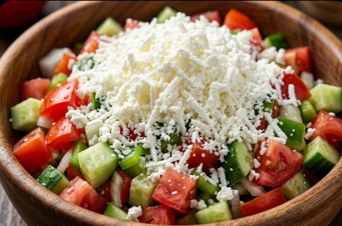 Osvežavajuća Šopska Salata: Tradicionalni Balkanski Klasik