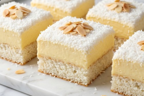 Kremaste Rafaelo Kocke: Raskošan Beli Desert Koji Oduševljava