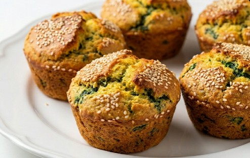 Posne Projanice sa Spanaćem: Zdravi i Vazdušasti Mafini