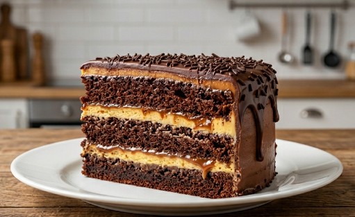 Karamel Čokoladna Slojevita Torta: Raskošni Desert Za Sva Čula