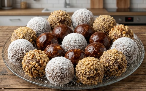 Domaće Mešane Kuglice: Dekorativni Praznični Desert Brze Pripreme