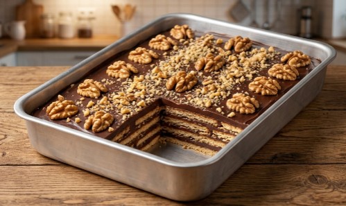 Keks Torta Sa Orasima: Starinska Poslastica Koja Se Ne Peče