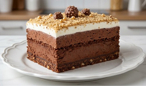 Trostruki Čokoladni Užitak: Raskošna Torta Bez Pečenja