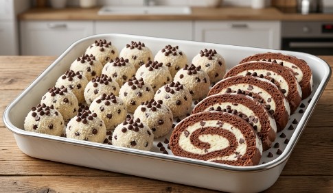 Mešani Desert Tanjir: Dve Savršene Poslastice Od Istih Sastojaka