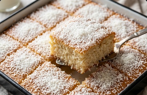 Sočne Kokos Kocke: Najmekši Kolač Koji Se Topi U Ustima