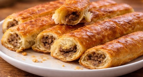 Domaće Rolnice sa Mesom: Savršeno Hrskavo Pecivo