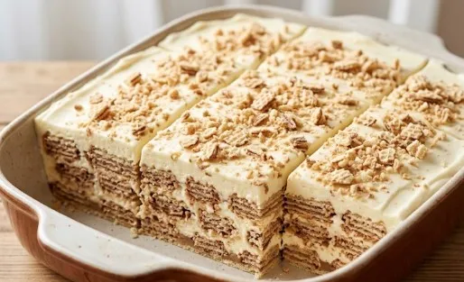 Torta sa Napolitankama: Krckavo-kremasto savršenstvo bez pečenja