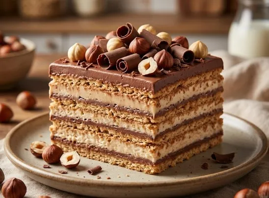 15 Min No-Bake Lešnik Kocke: Raskoš čokolade i krckavih lešnika