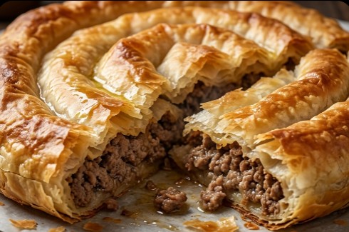 Domaći Burek sa Mesom: Kralj doručka iz vaše rerne