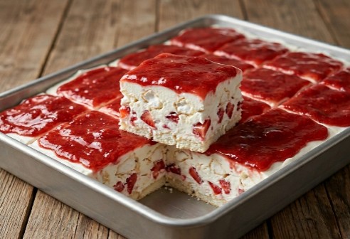 Brza Torta sa Jagodama i Puslicama: Kremasto savršenstvo bez rerne