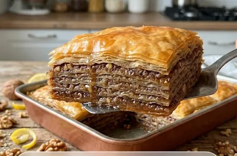 Domaća Baklava: Zlatni slojevi tradicije i raskošnog ukusa