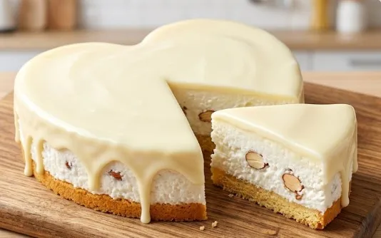 Rafaelo srce torta: Tropska fantazija za vaše najdraže