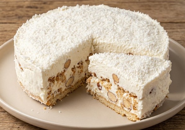 Bijela Rafaelo Torta: Raskošni desert koji se pravi bez paljenja rerne