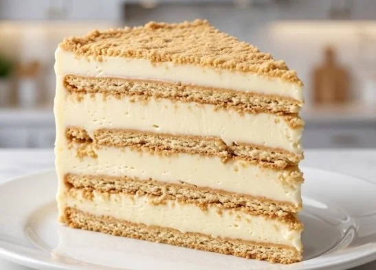 15 min No-bake keks torta: Slojevita poslastica za tili čas