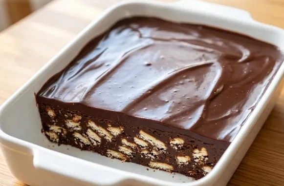 No-Bake Kolač sa Keksom: Moćni čokoladni klasik koji spaja generacije